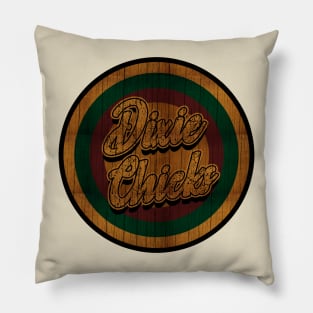 Circle Retro Dixie Chicks Pillow