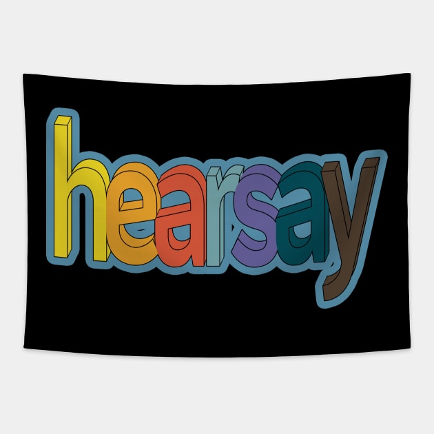 Hearsay! No 2 Tapestry by Fun Funky Designs