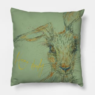 Hare Today Pillow