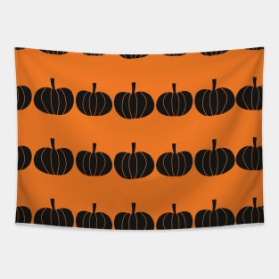 Pumpkin Stripes Tapestry