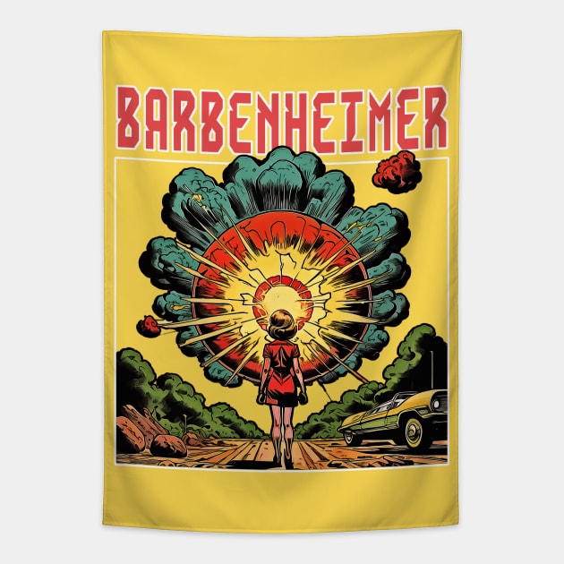 Barbenheimer Tapestry by RifkyAP28