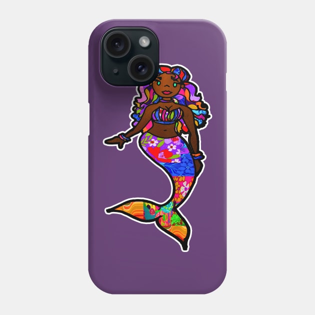 Rainbow Chocolate Mermaid Phone Case by artbyomega