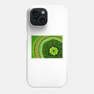 Green, Orange, and Yellow Mandala Phone Case