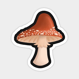 A Mushroom Toadstool Magnet