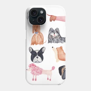 Doggie Assembly | Watercolour | Dogs | Pattern Phone Case