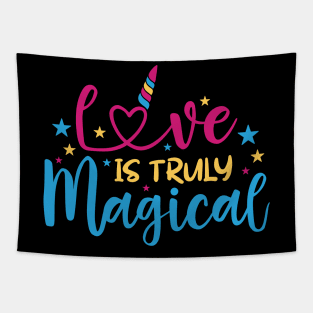 love is truly magical Tapestry