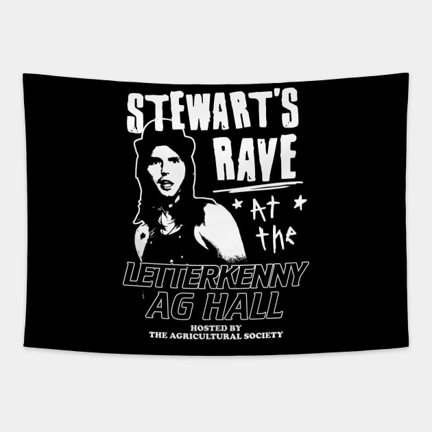 Letterkenny Stewart s Rave Tapestry by Mendozab Angelob