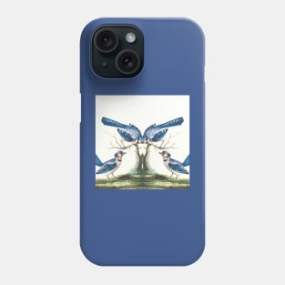 Blue birds story Phone Case