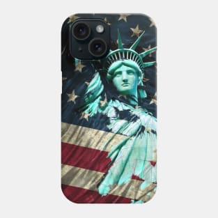 Statue of Liberty breakthrough Phone Case