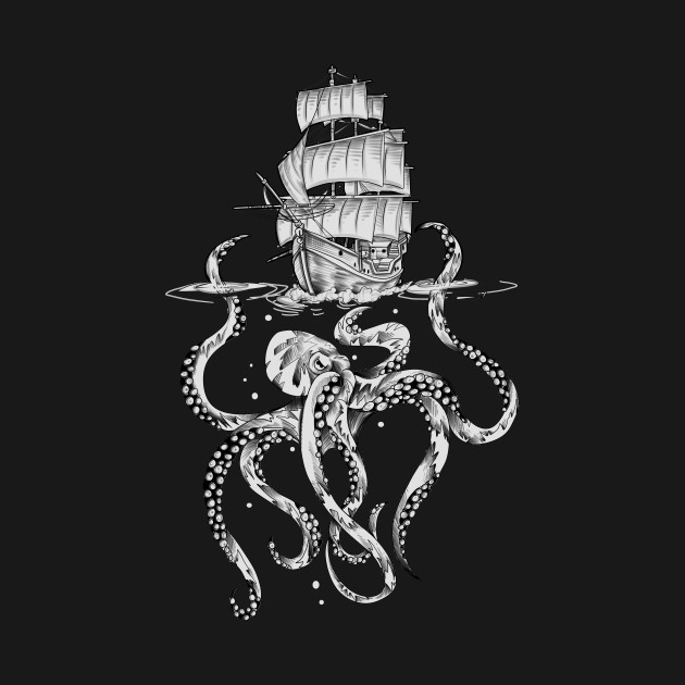 Disover A Pirate's life - Cthulhu - T-Shirt