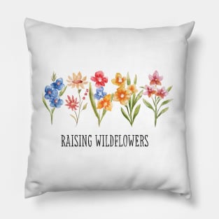 Raising wildflowers and wildlife Pillow