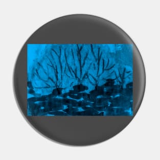 Blue land Pin