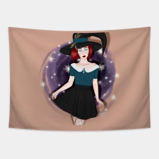 halloween witch Tapestry