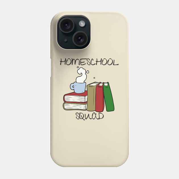 Nerdy Homeschool Squad Phone Case by casualism