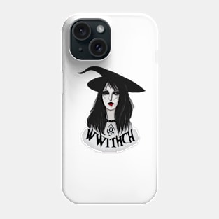 Scary Witch Halloween Design Phone Case