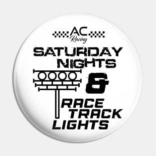 Saturday Night Lights (Black) Pin