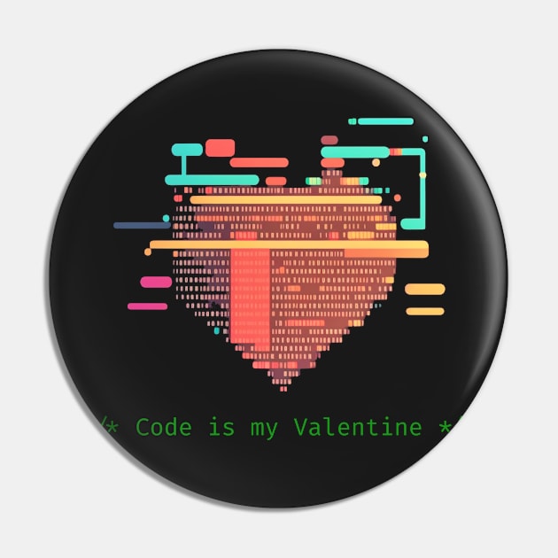 Code is my Valentine - V2 Pin by SMCLN