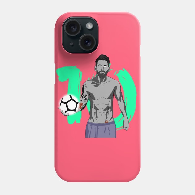 Messi inter miami Phone Case by Alfa Centauri