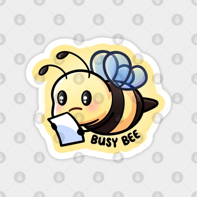 Busy Bee Magnet by Sammy Doo