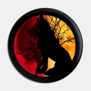 red moon wolf 1 Pin