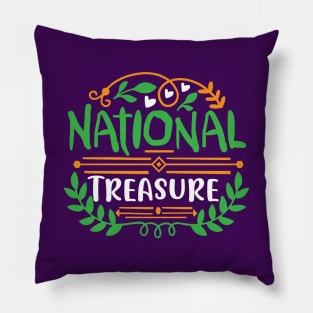 Dad tshirt | National treasure | Best dad ever Pillow