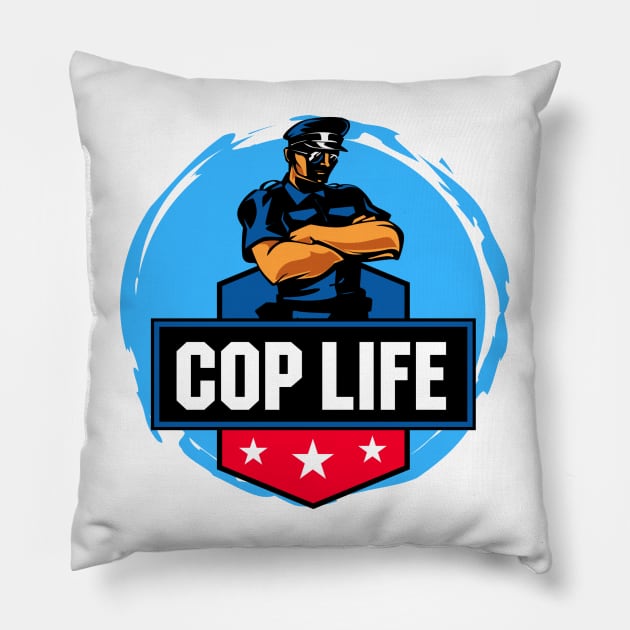 Updated Logo Pillow by CopLife