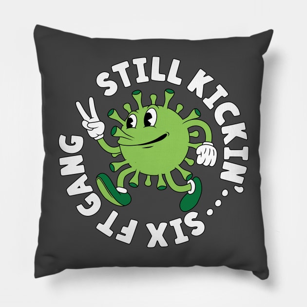 Six Feet Gang Pillow by Killustrator.ai