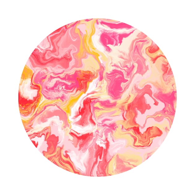 Summer Marbled Liquid Art by NicSquirrell