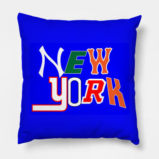 NYC All City - Blue Pillow