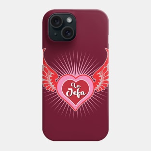 La Jefa Winged Heart Phone Case