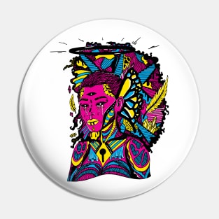 CMYK Jupiter Cries Pin