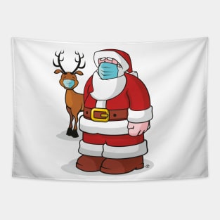 Santa and Rudolf 2020 Tapestry