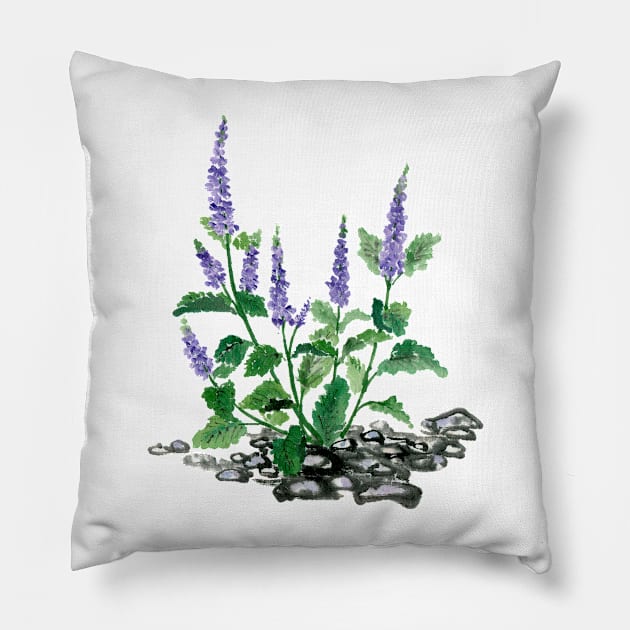 June 20th birthday flower Pillow by birthflower