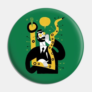 Sax Man Pin