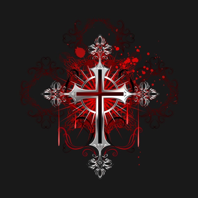 Gothic cross by Marilineandco