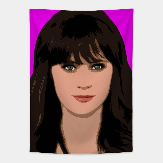 zooey deschanel Tapestry by oryan80