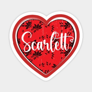 I Love Scarlett First Name I Heart Scarlett Magnet