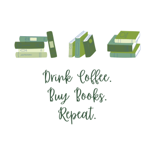 Coffee Books Repeat T-Shirt