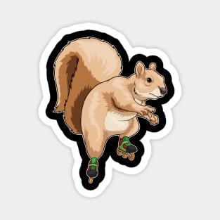 Squirrel Inline skating Roller skates Magnet