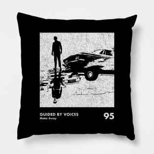 Motor Away / Minimalist Graphic Artwork Design Pillow