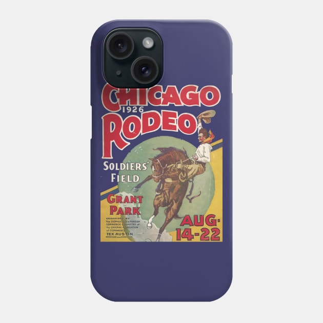 Chicago  Rodeo Phone Case by retrorockit
