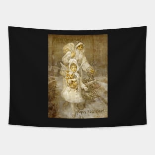 Vintage Christmas Angel Tapestry