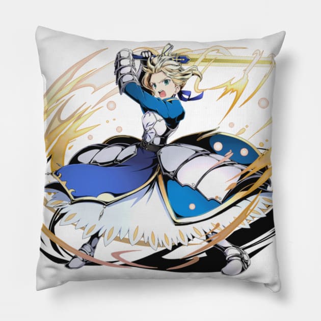 Fate stay Night Saber divine gate Pillow by Otakuteland