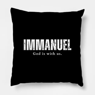 Immanuel (God is with us) Pillow