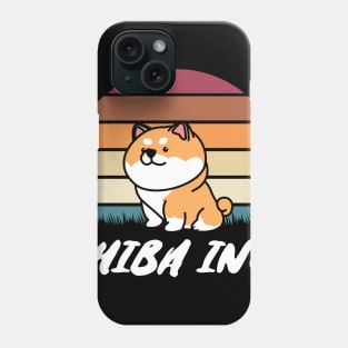 Lustiger Retro Shiba Inu Hund für Hundefreund Phone Case