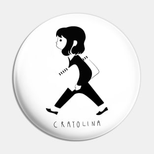 Crayolina Walker Logo Pin