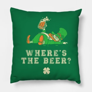 Where's the Beer? Pillow