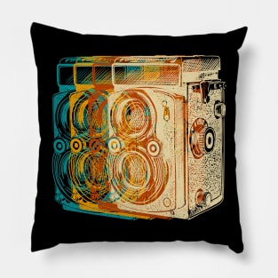 retro color camera photographer photography Pillow