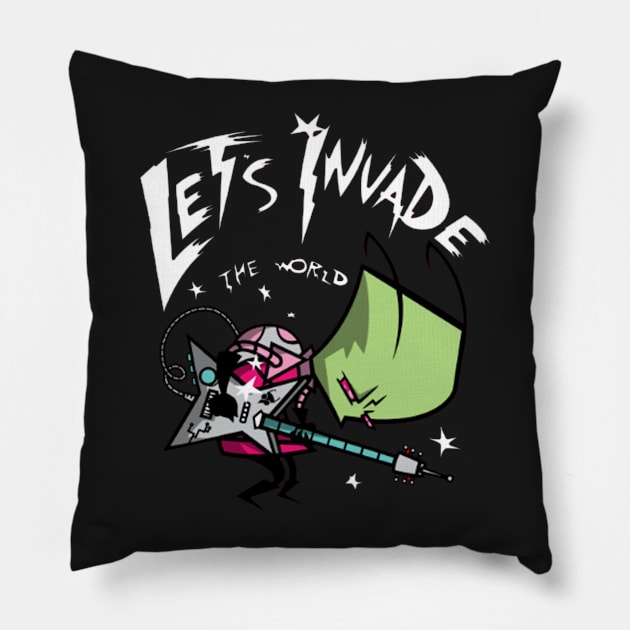 zim pilgrim Pillow by dylanelisa