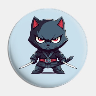 Ninja cat Pin